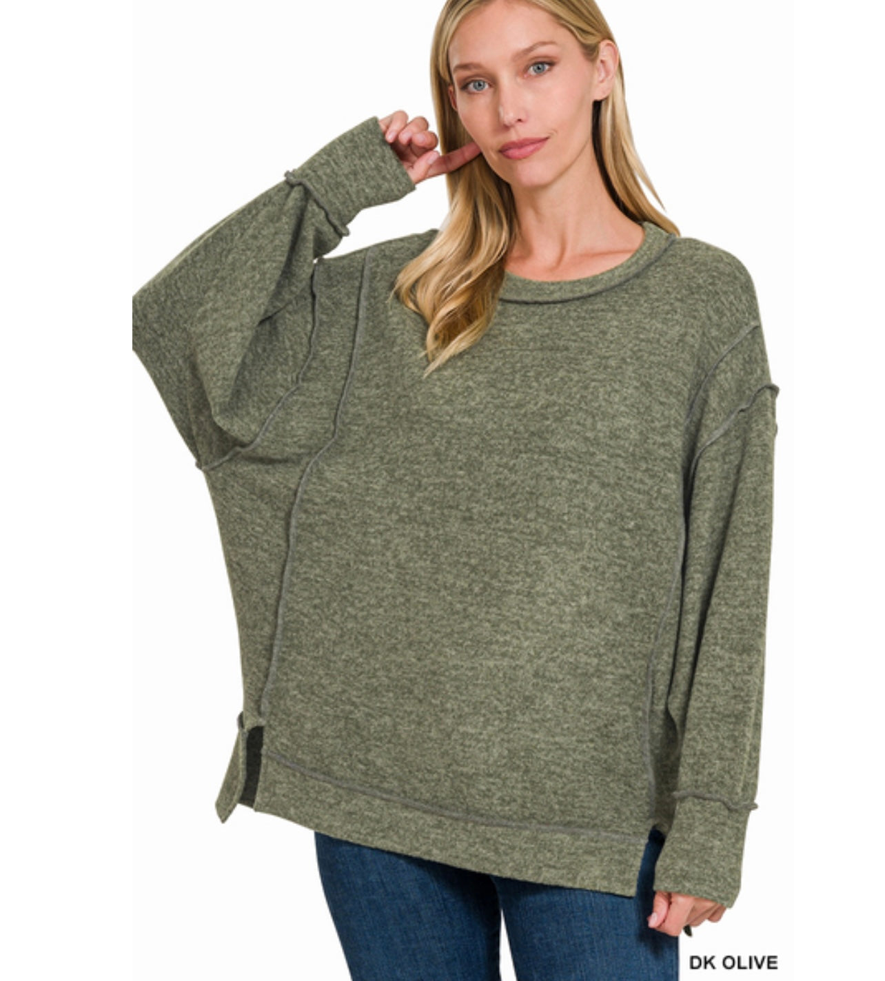 Gracie Sweater, Olive