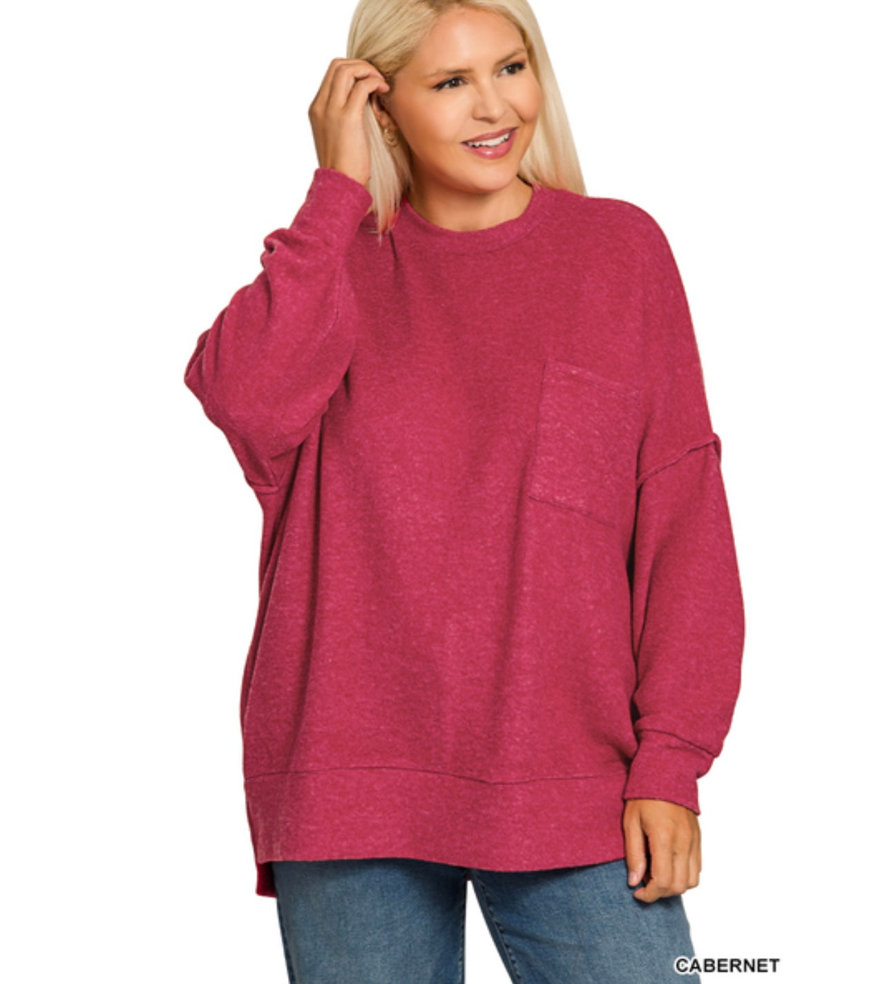 Cabernet Oversized Sweater