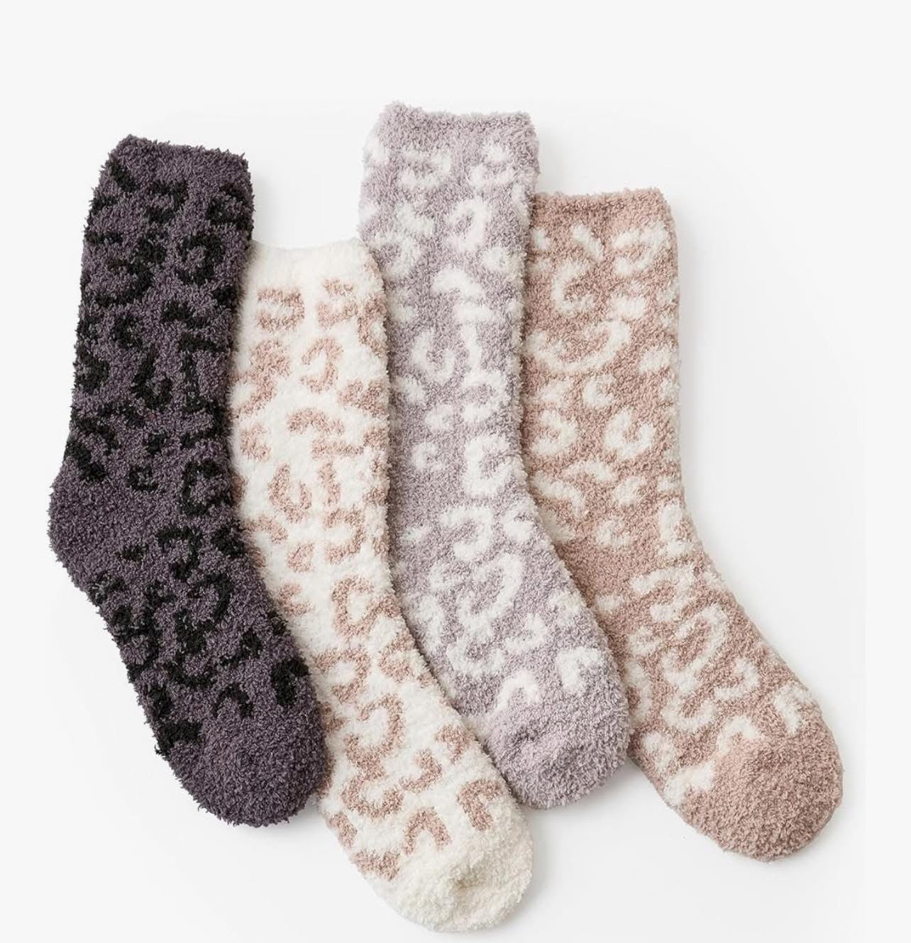 Leopard Fuzzy Socks
