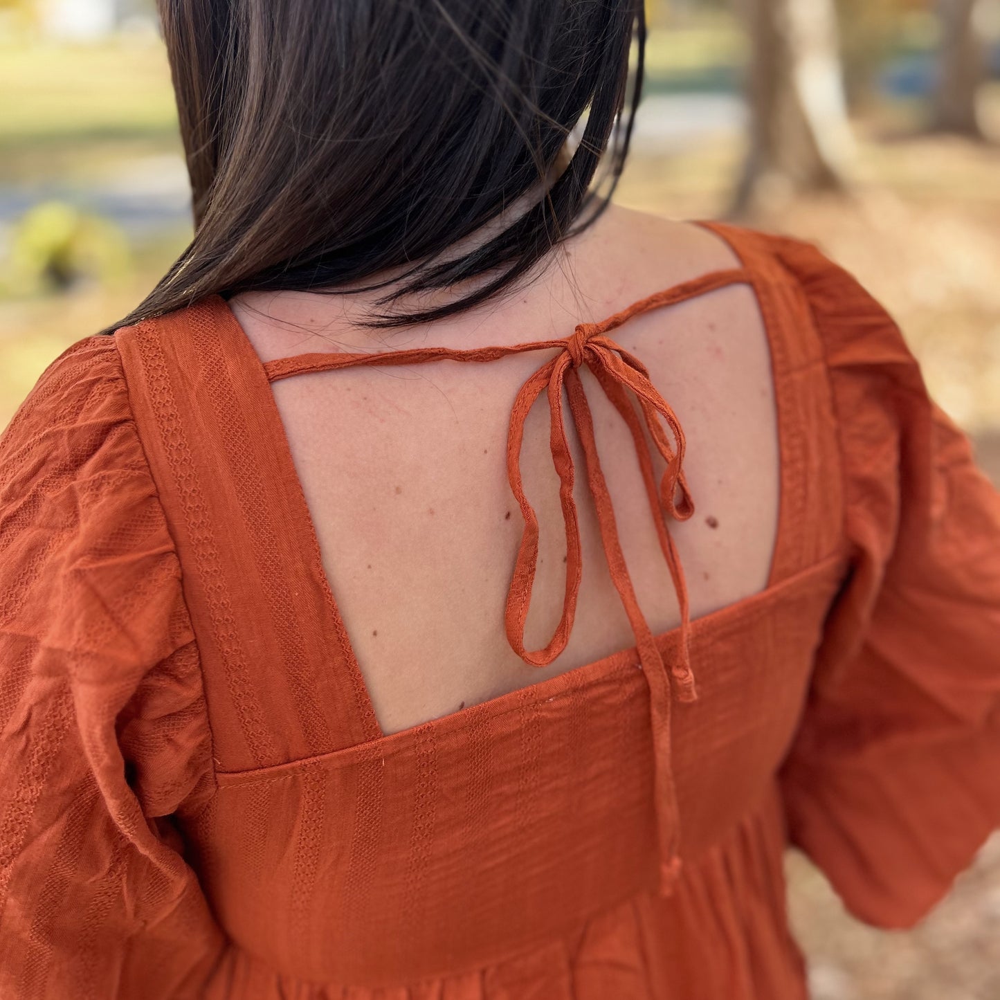 Umgee Smocked Midi Dress, Sunset