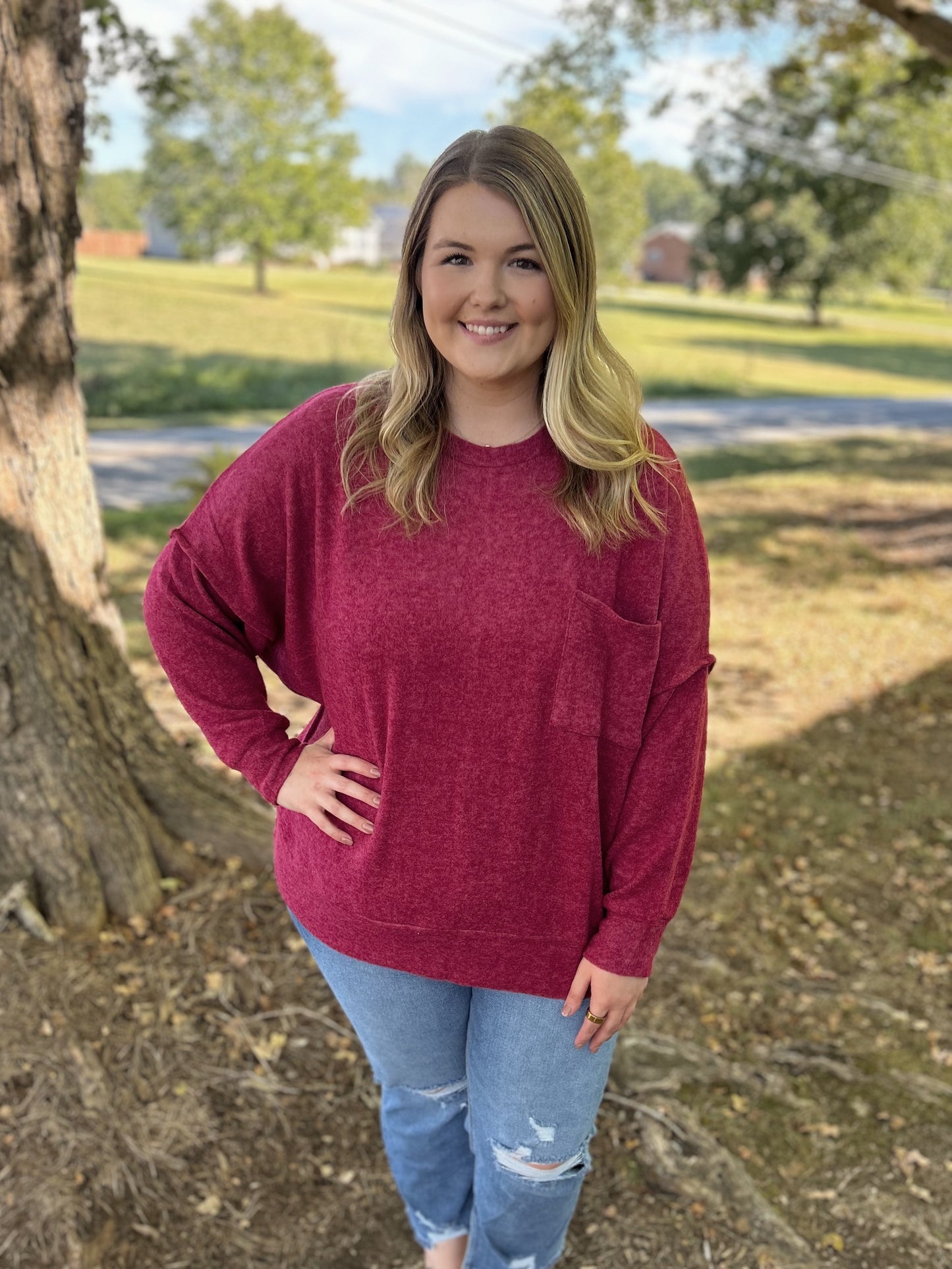 Cabernet Oversized Sweater