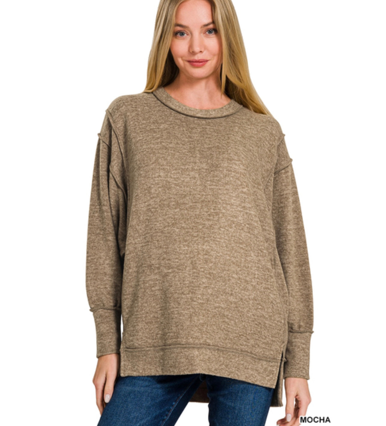 Nicole Oversized Sweater, Mocha