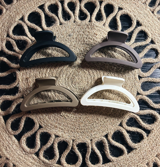 Round Claw Clips