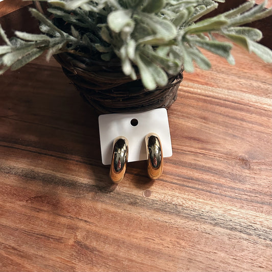 Chunky Gold Hoops