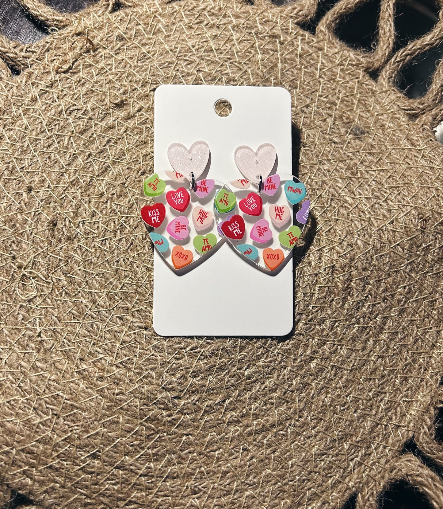 Conversation Heart Earrings