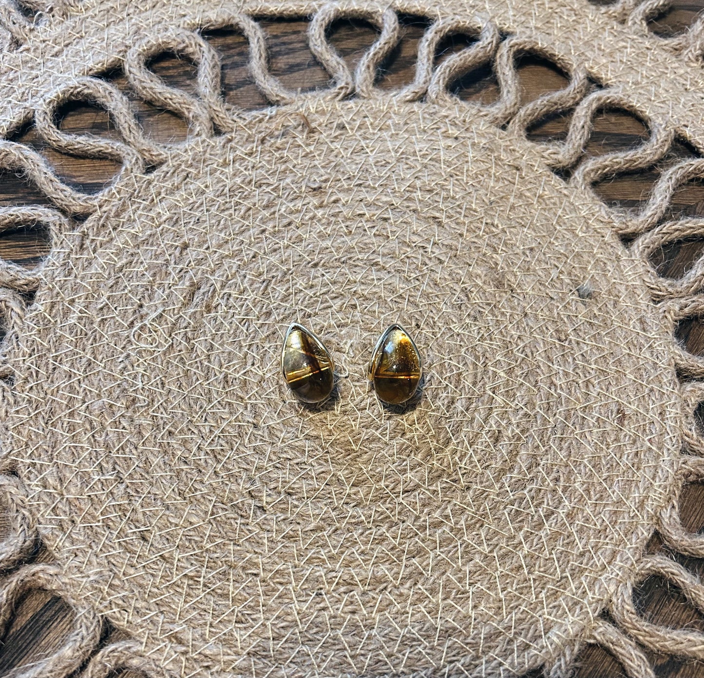 Honey Teardrop Earrings